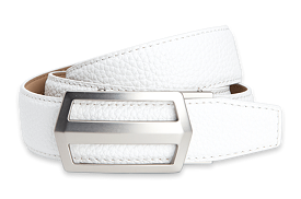 Classic Winner White, 1 3/8 Strap, Golf Belt