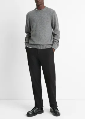 Classic Wool-Cashmere Crew Neck Sweater