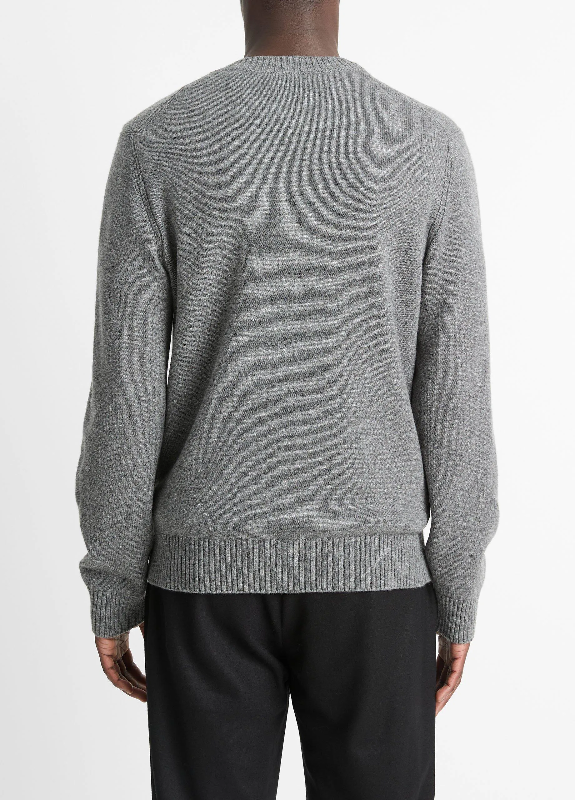 Classic Wool-Cashmere Crew Neck Sweater