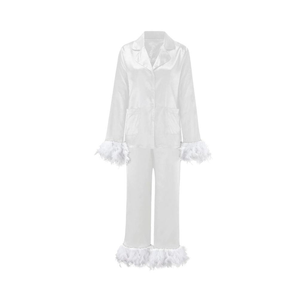 Colette Feather Pajama Set