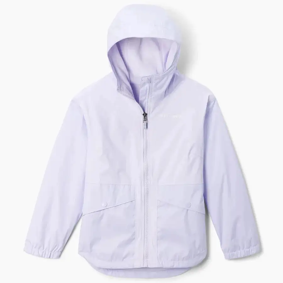 Columbia Purple Tint Rainy Trails Fleece Lined Toddler Jacket