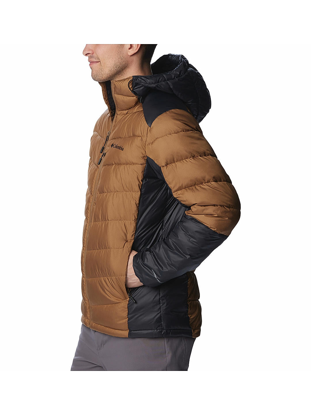 Columbia Wo6194 Labyrinth Loop Men's Hooded Jacket  Black/Brown