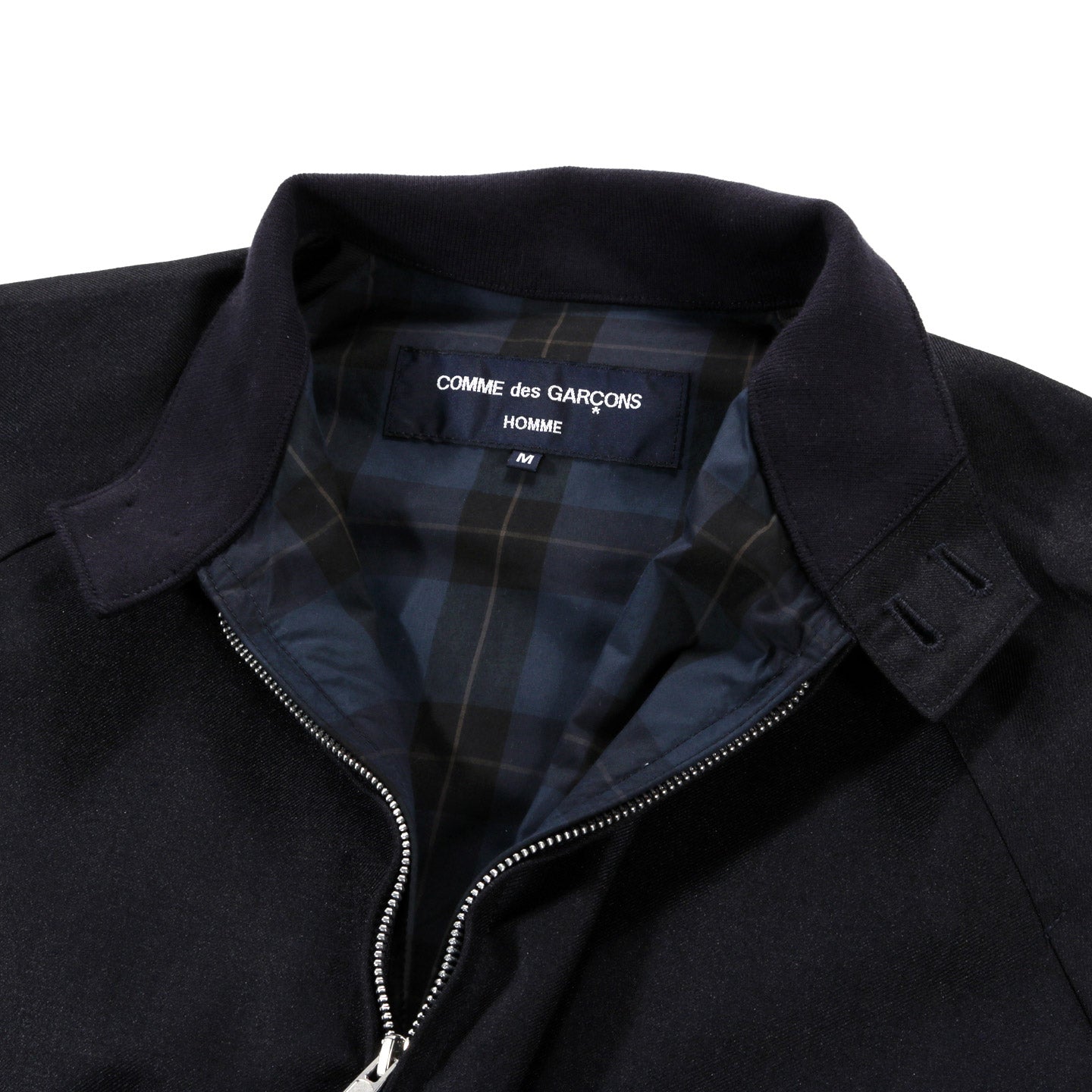 COMME DES GARCONS HOMME J026 HARRINGTON JACKET NAVY