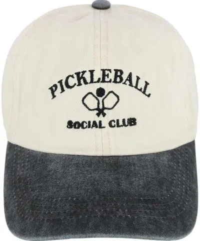 David & Young Unisex Pickleball Social Club Two Toned Baseball Hat