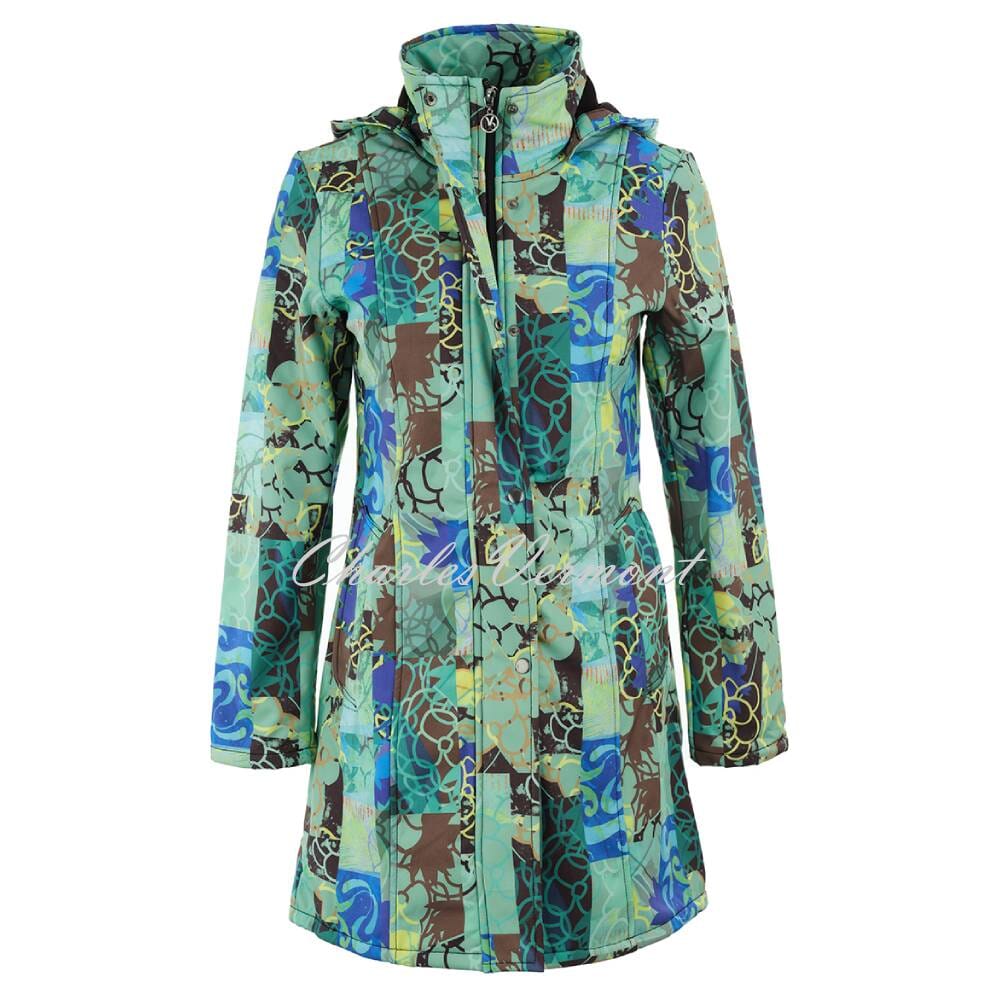 Dolcezza Coat with Ultra Thin Fleece Lining & Removable Hood - Style 72851