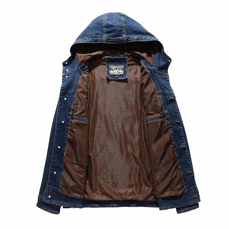 Edison Cargo Denim Jacket For Men