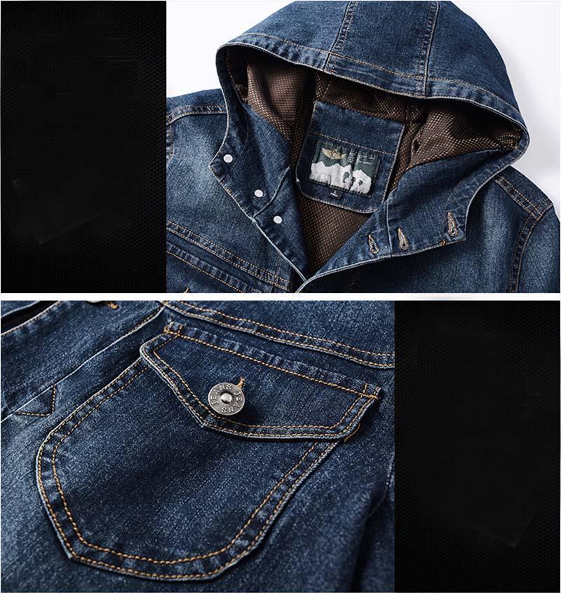 Edison Cargo Denim Jacket For Men