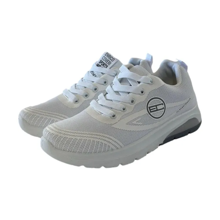 Enrico Coveri 315352 Sneakers Uomo Stringhate Bianco