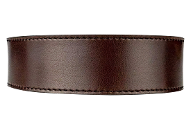 Espresso 1 3/8 Leather Dress Strap