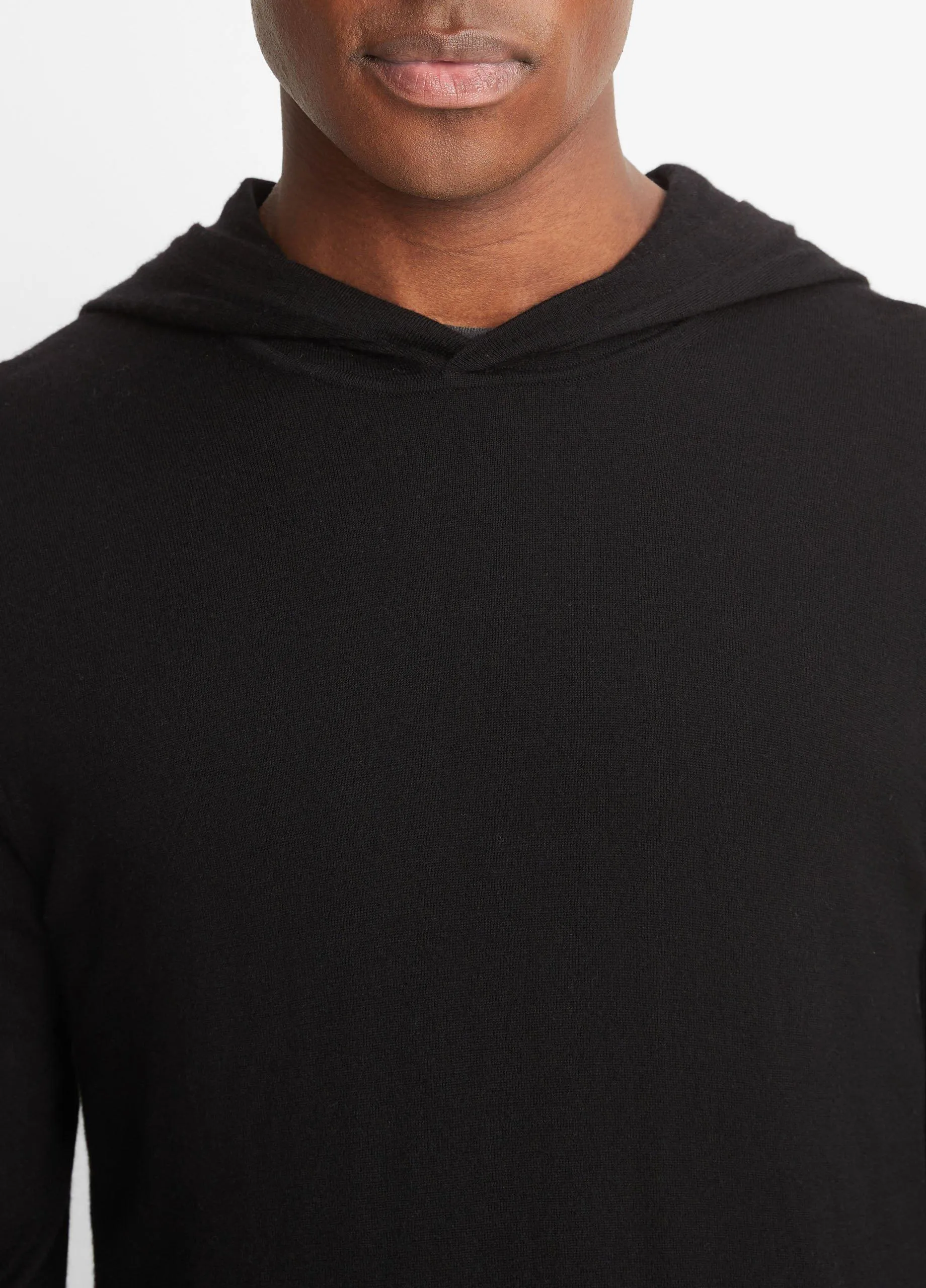 Featherweight Wool Cashmere Pullover Hoodie