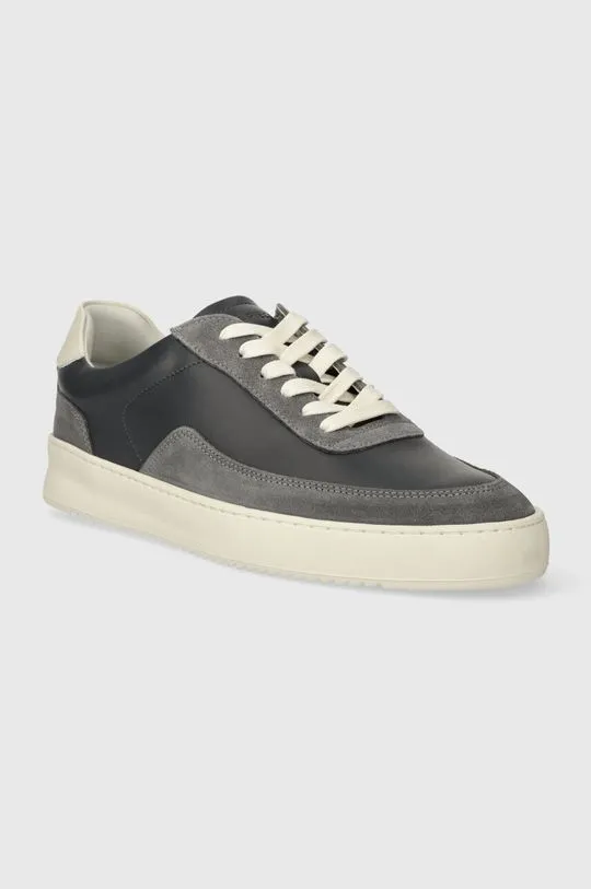 Filling Pieces leather sneakers Mondo Mix gray color 46733331874