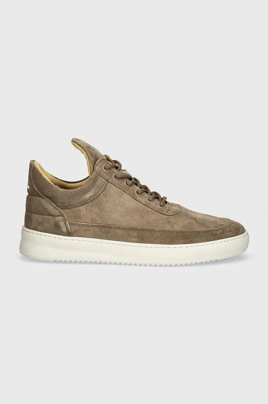 Filling Pieces suede sneakers Low Top Suede beige color 10122793055