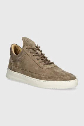 Filling Pieces suede sneakers Low Top Suede beige color 10122793055