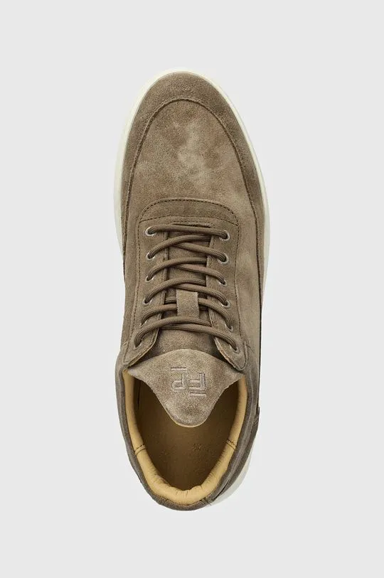 Filling Pieces suede sneakers Low Top Suede beige color 10122793055