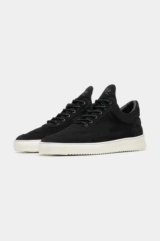 Filling Pieces suede sneakers Low Top Suede Organic black color 10122791861