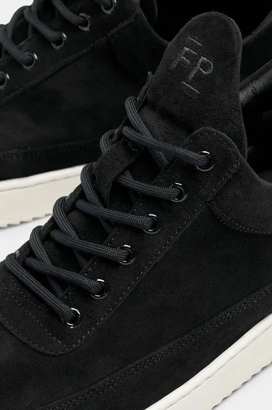 Filling Pieces suede sneakers Low Top Suede Organic black color 10122791861