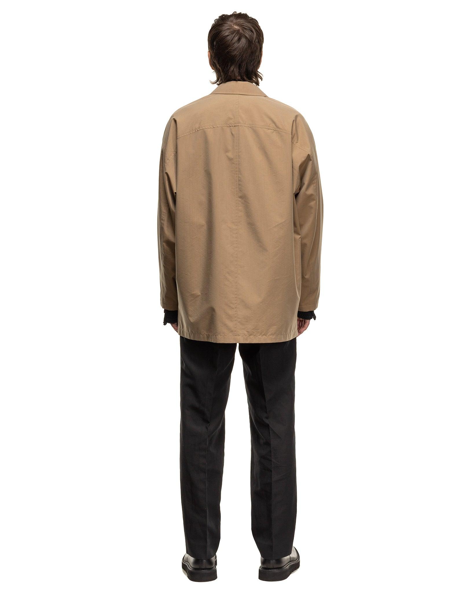 Finx Polyester Weather Chambray Blouson Brown Chambray