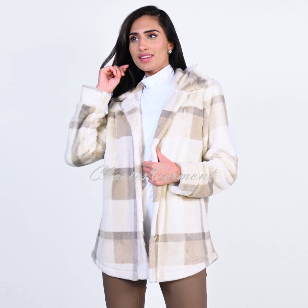 Frank Lyman Faux Fur Jacket - Style 223708U