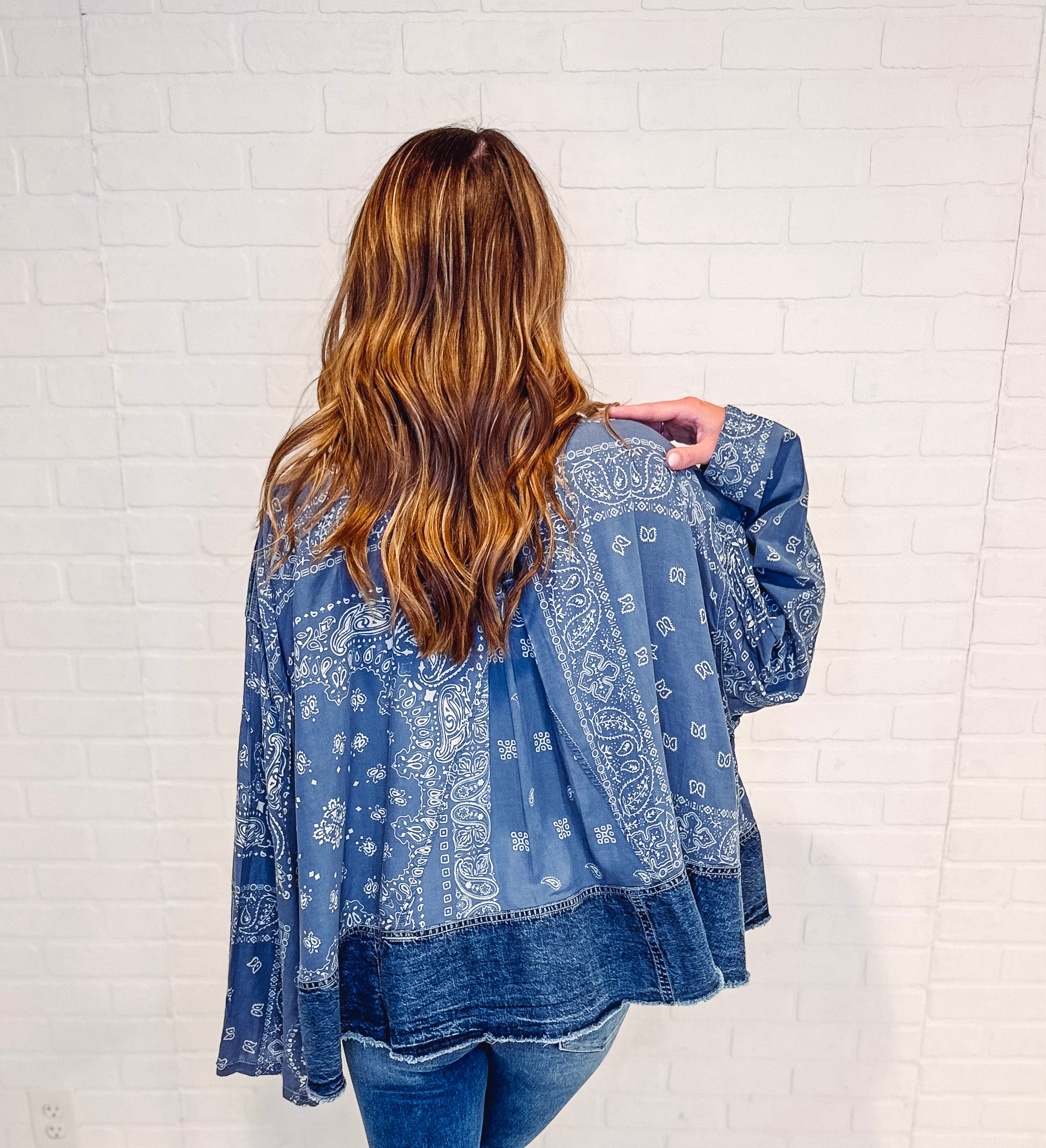 Free People Bandana Dreams Bed Jacket