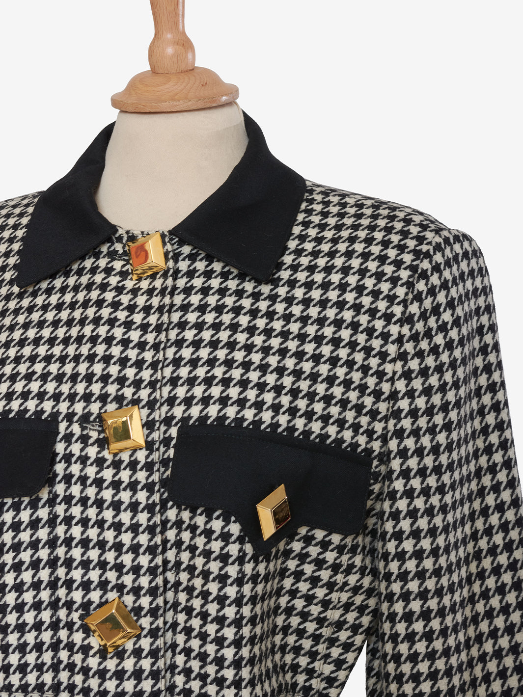 Genny Houndstooth Wool Suit