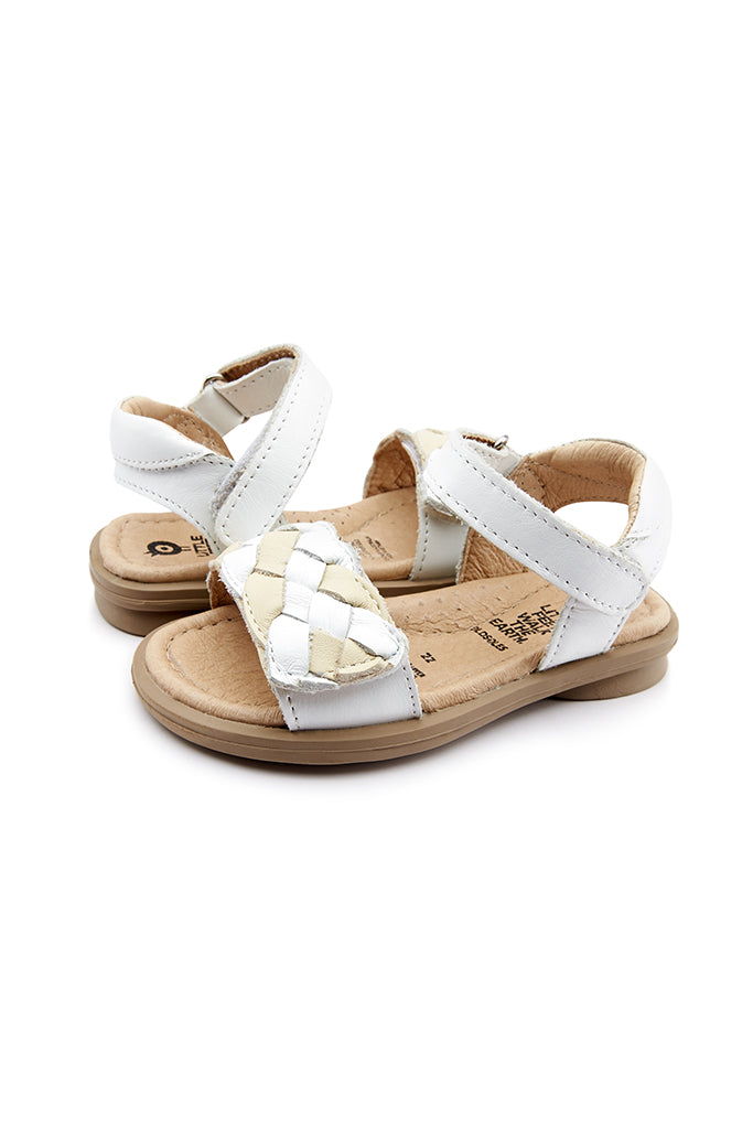 Harlequin Sandals - Snow / Cream