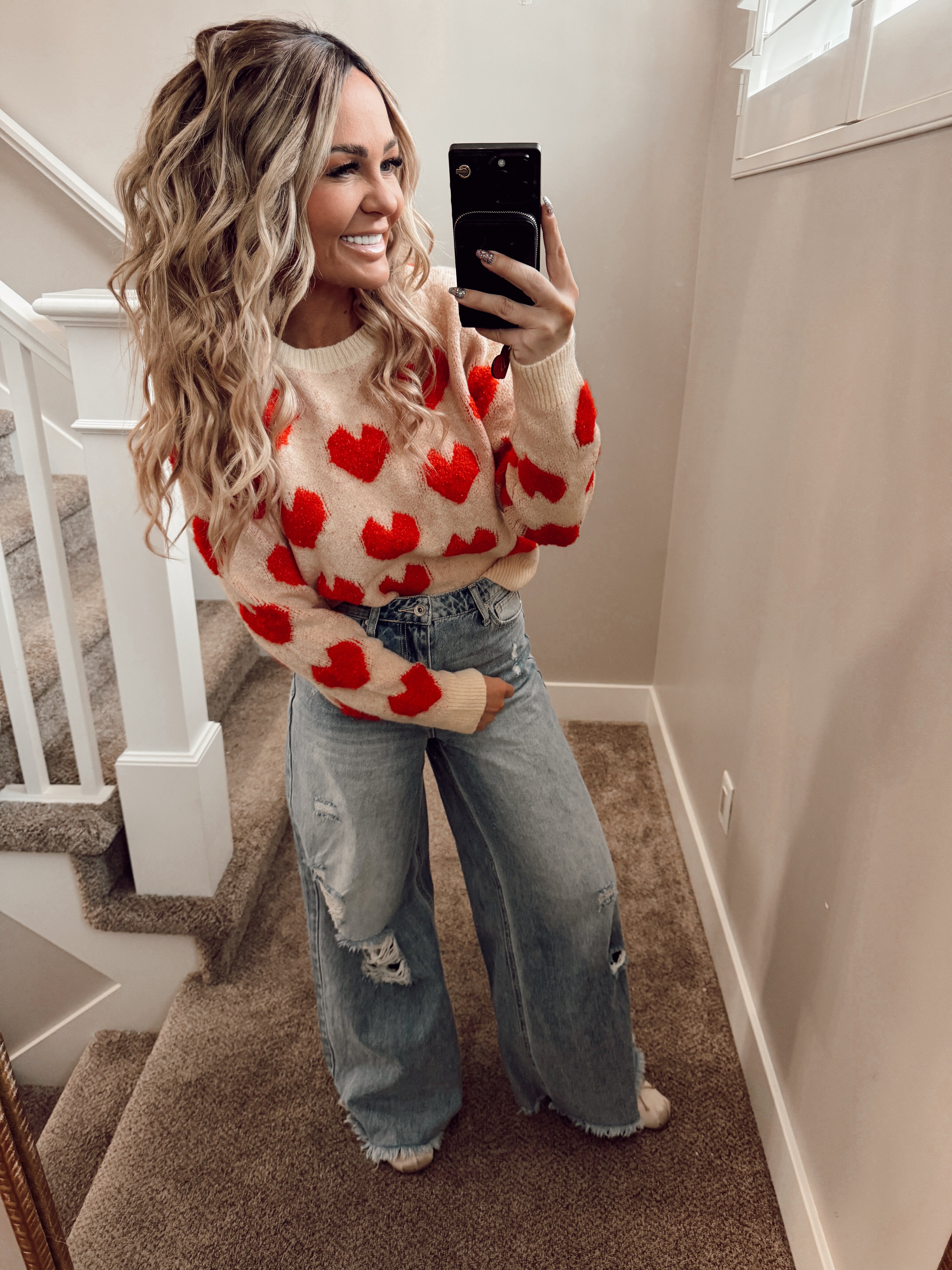 Heart sweater