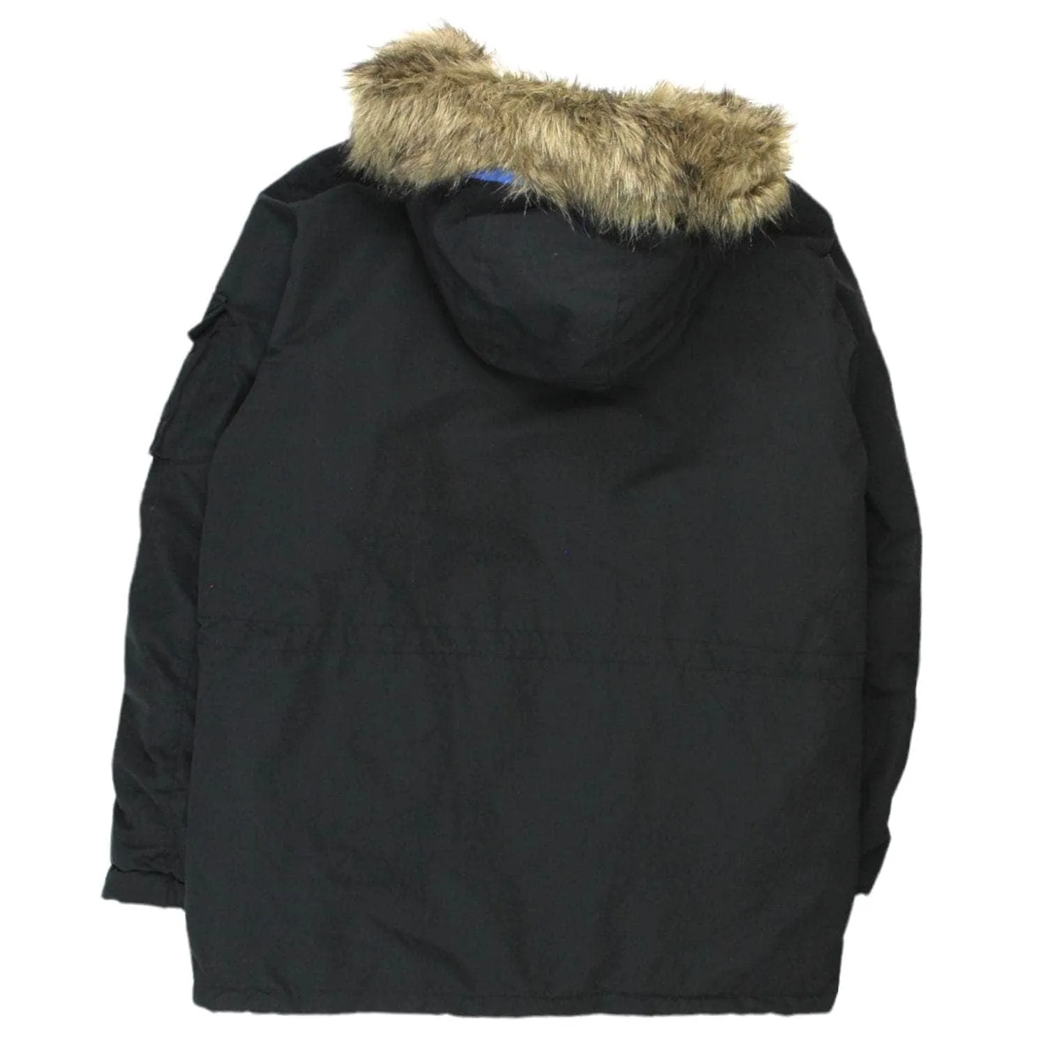 Jack & Jones Black Padded Parka Jacket