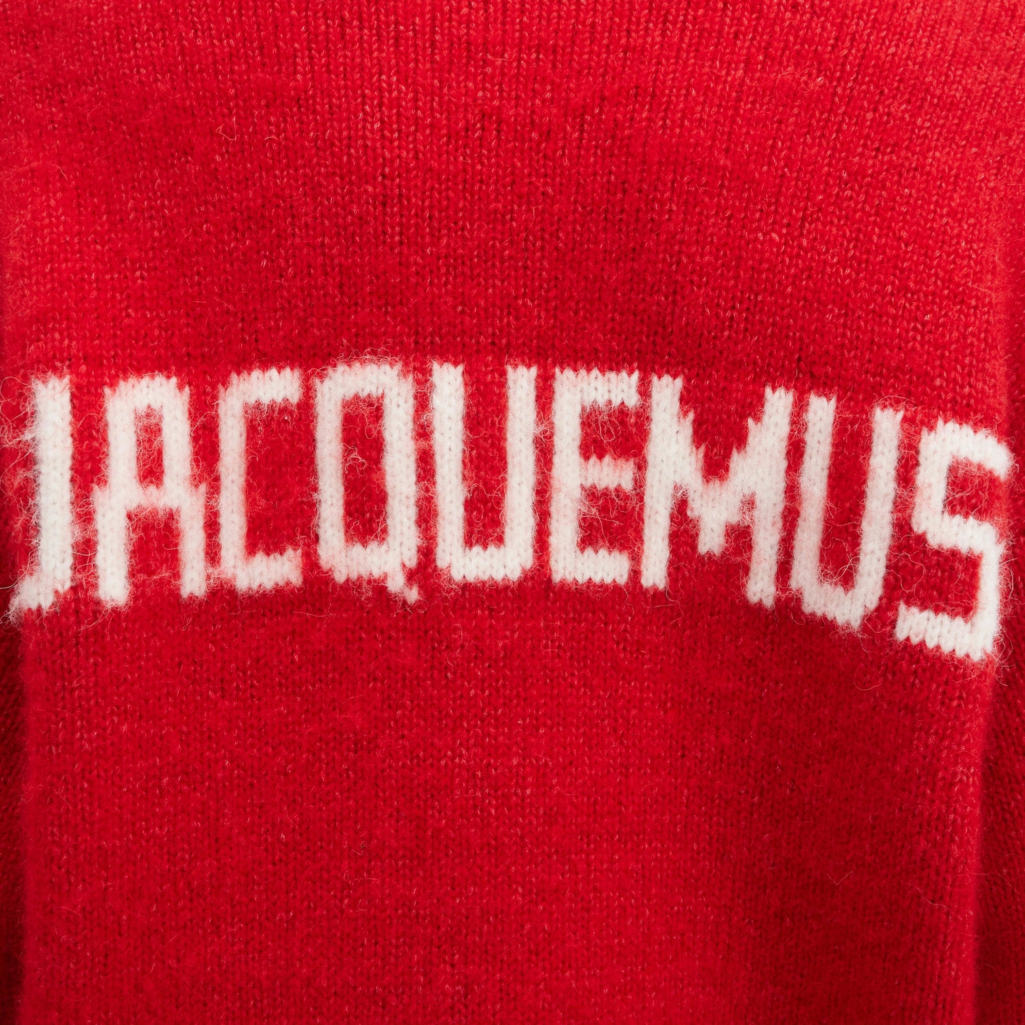 Jacquemus La Maille Pavane Red Knit