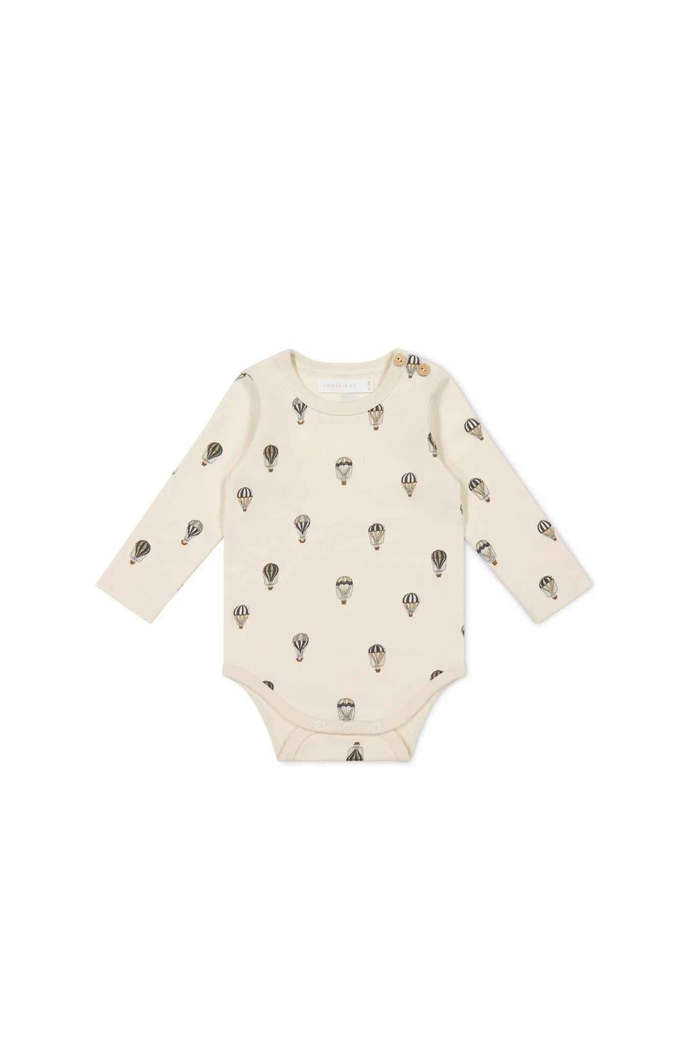 Jamie Kay Organic Cotton Fernley Bodysuit in Montgolfiere Cloud