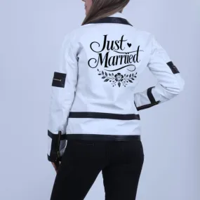 Just Married Leather Jacket - Leather Skin Shop