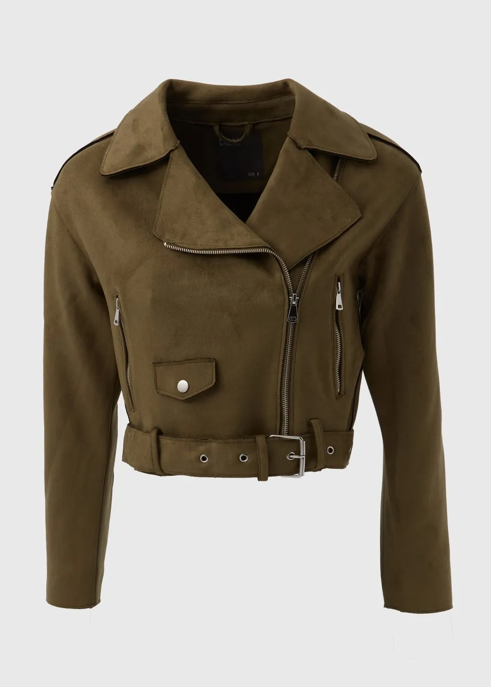 Khaki Biker Jacket