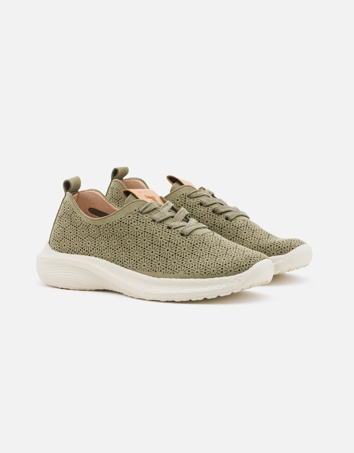 Khaki memory foam sneakers - Jumbo