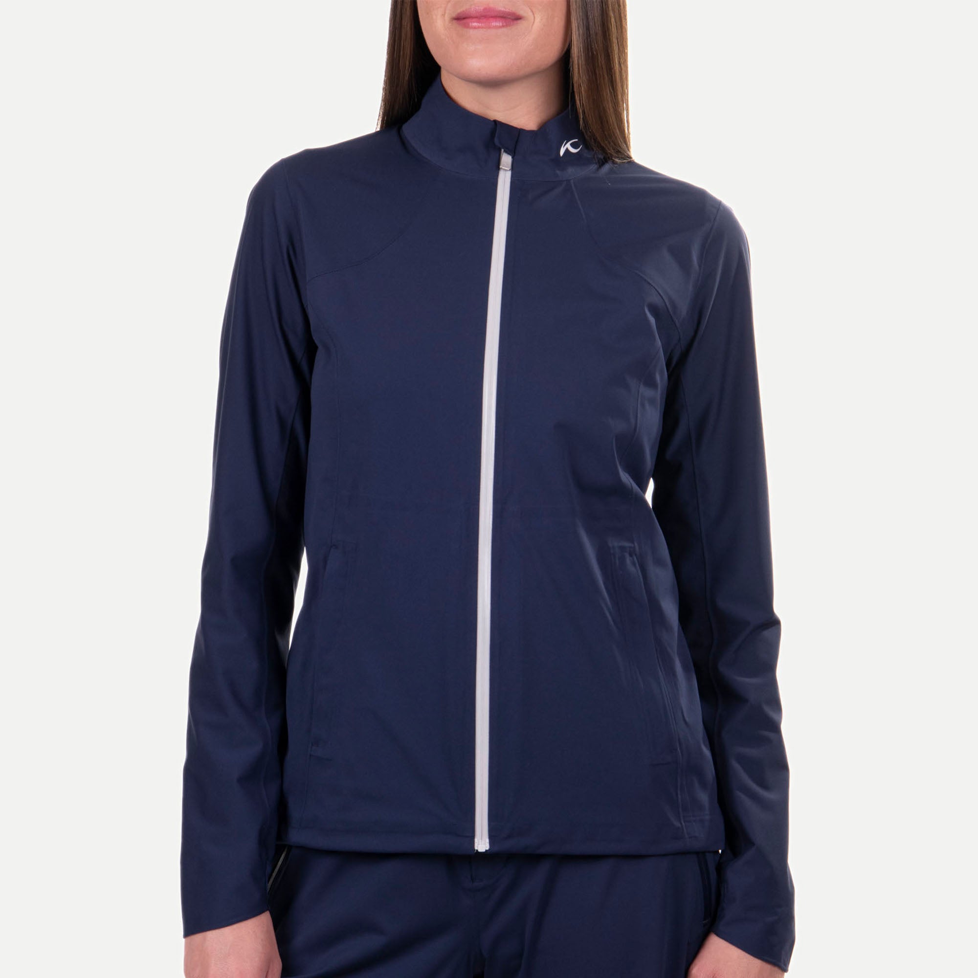 KJUS Rain Rescue 2.5L Ladies Waterproof Golf Jacket Atlanta Blue