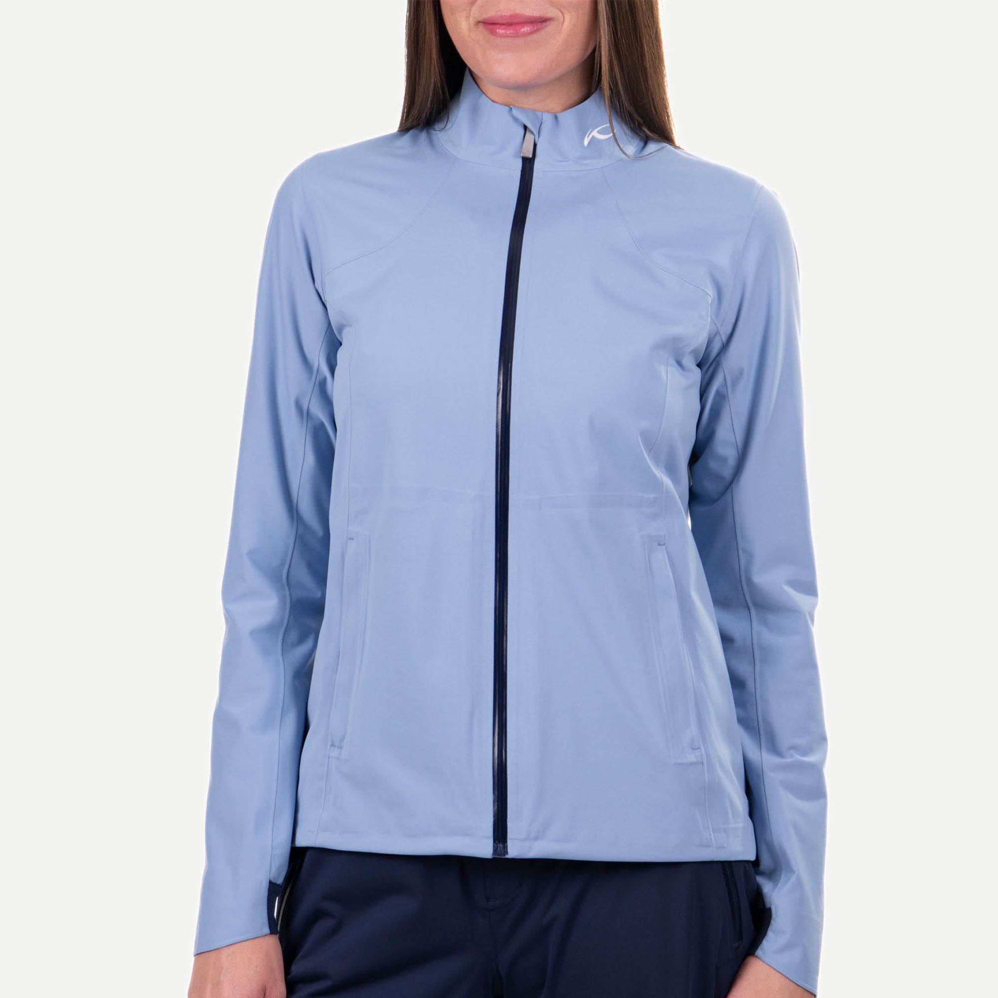 KJUS Rain Rescue 2.5L Ladies Waterproof Golf Jacket Calm Blue