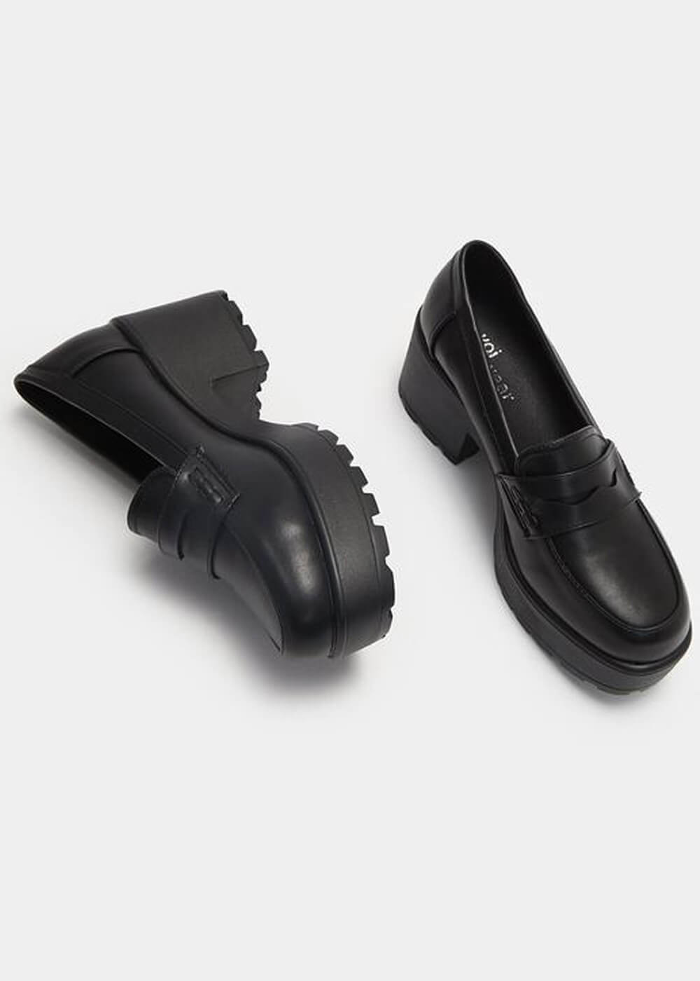 Koi Footwear Vigo Platform 60's Shoes Black