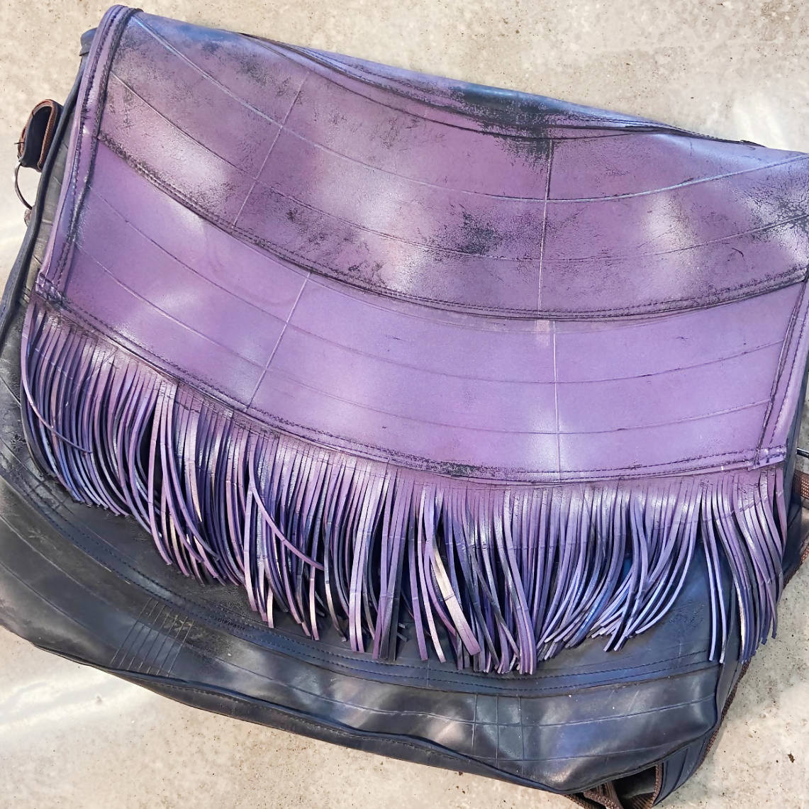 Lorna M Designs - Bike Tube Messenger Bag