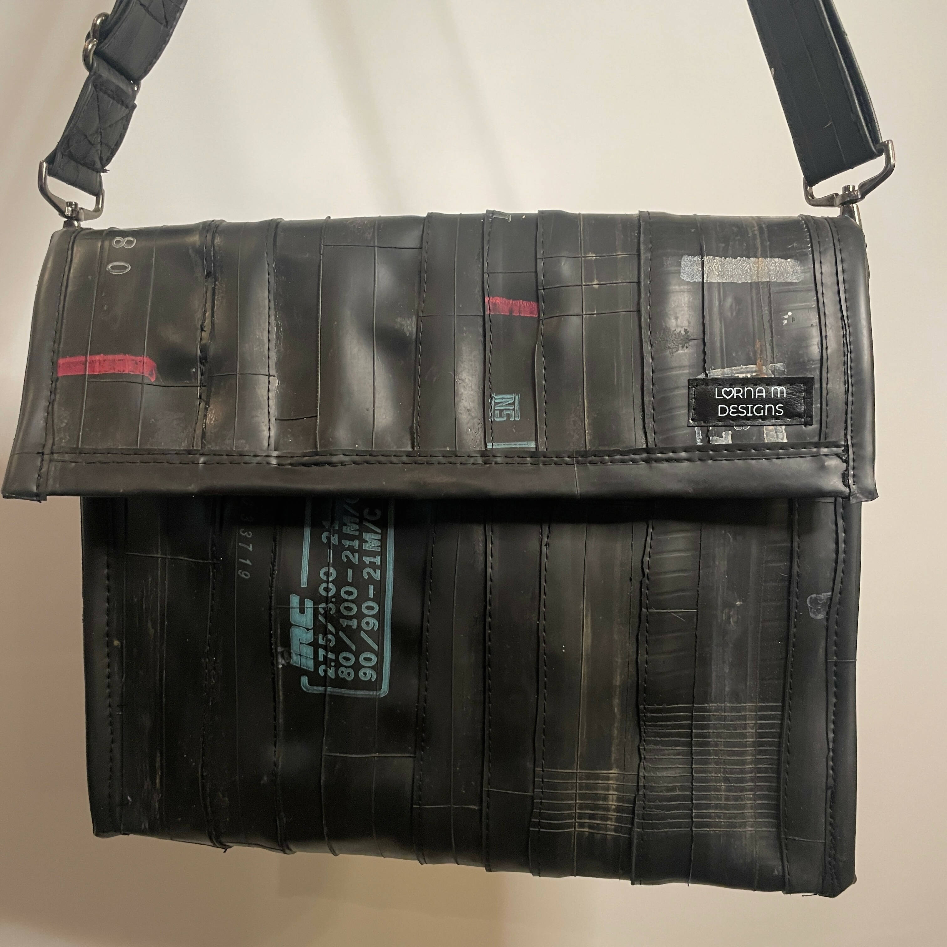 Lorna M Designs - Bike Tube Messenger Bag