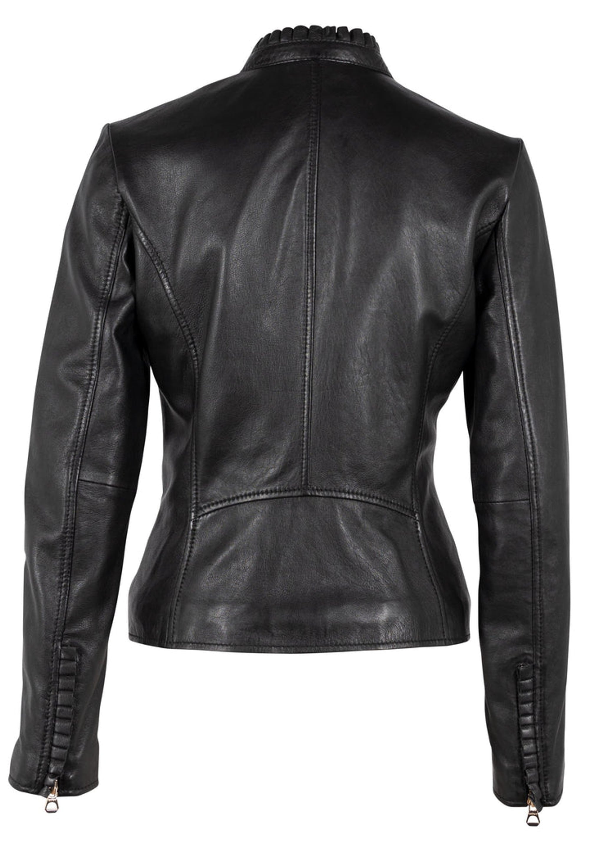 Mauritius Galina RF Leather Jacket in Black