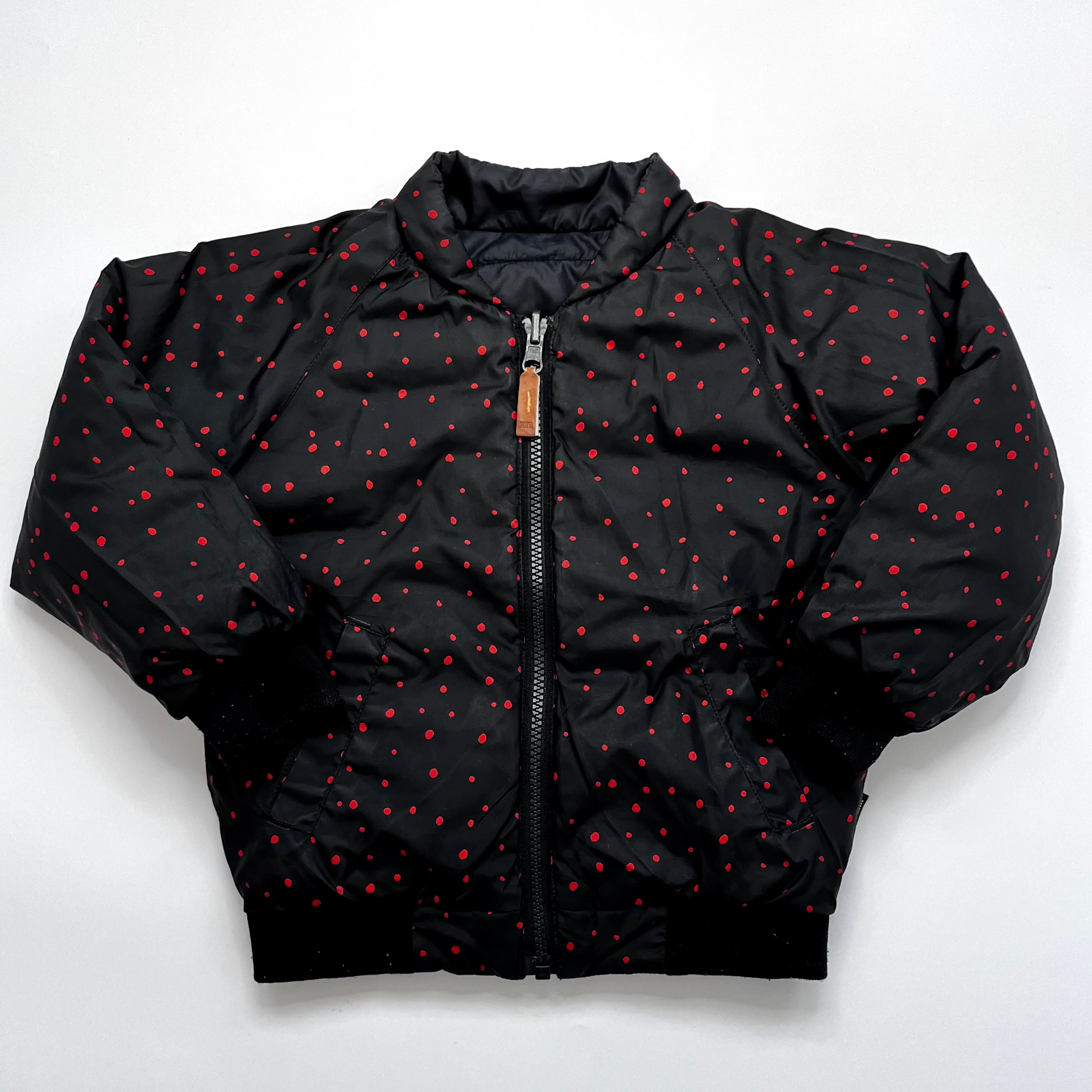 Mini Rodini Black Reversible Jacket: 2-3 Years