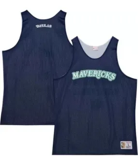 Mitchell & Ness Men's NBA Dallas Mavericks Hardwood Classics Reversible Mesh Practice Jersey