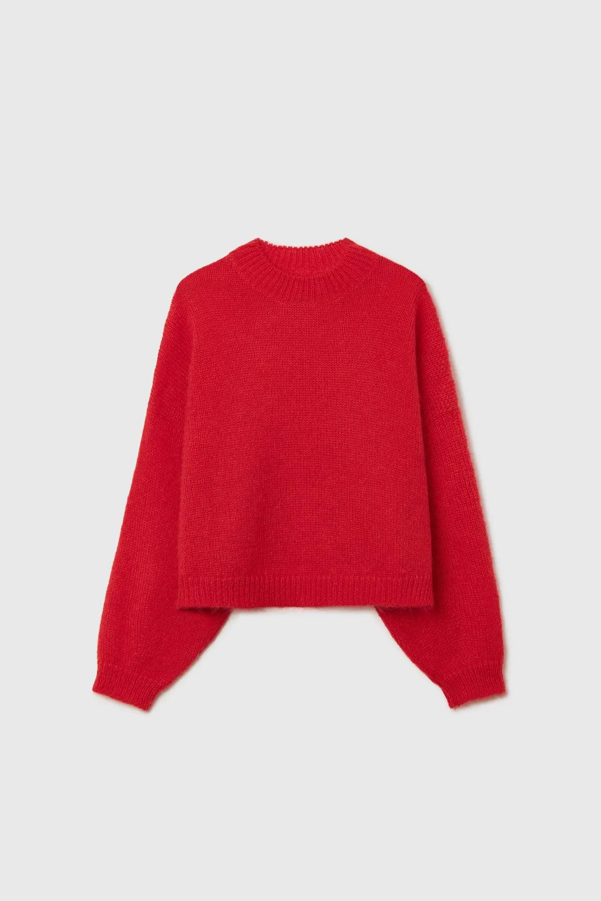 mohair sweater - Red