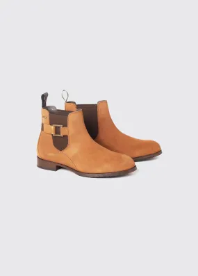 Monaghan Ladies Leather Soled Boot - Camel