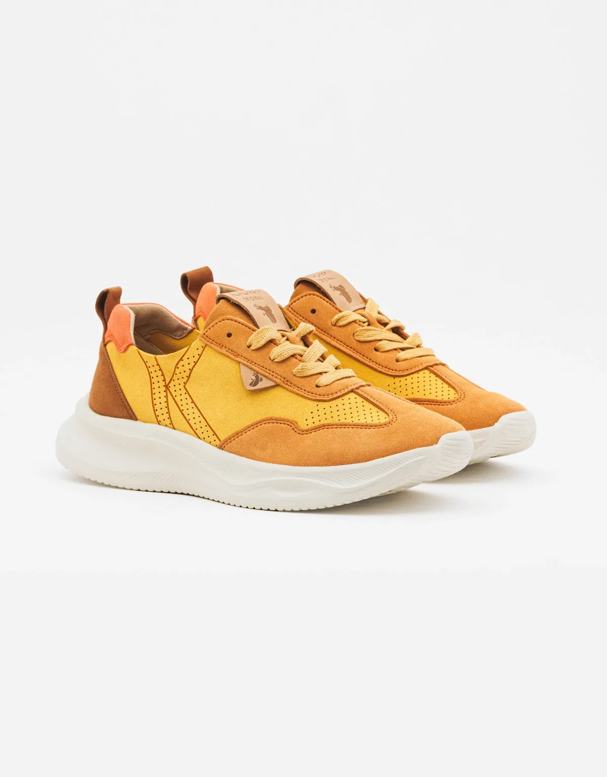 Mustard Memory Foam Sneakers - Sprit