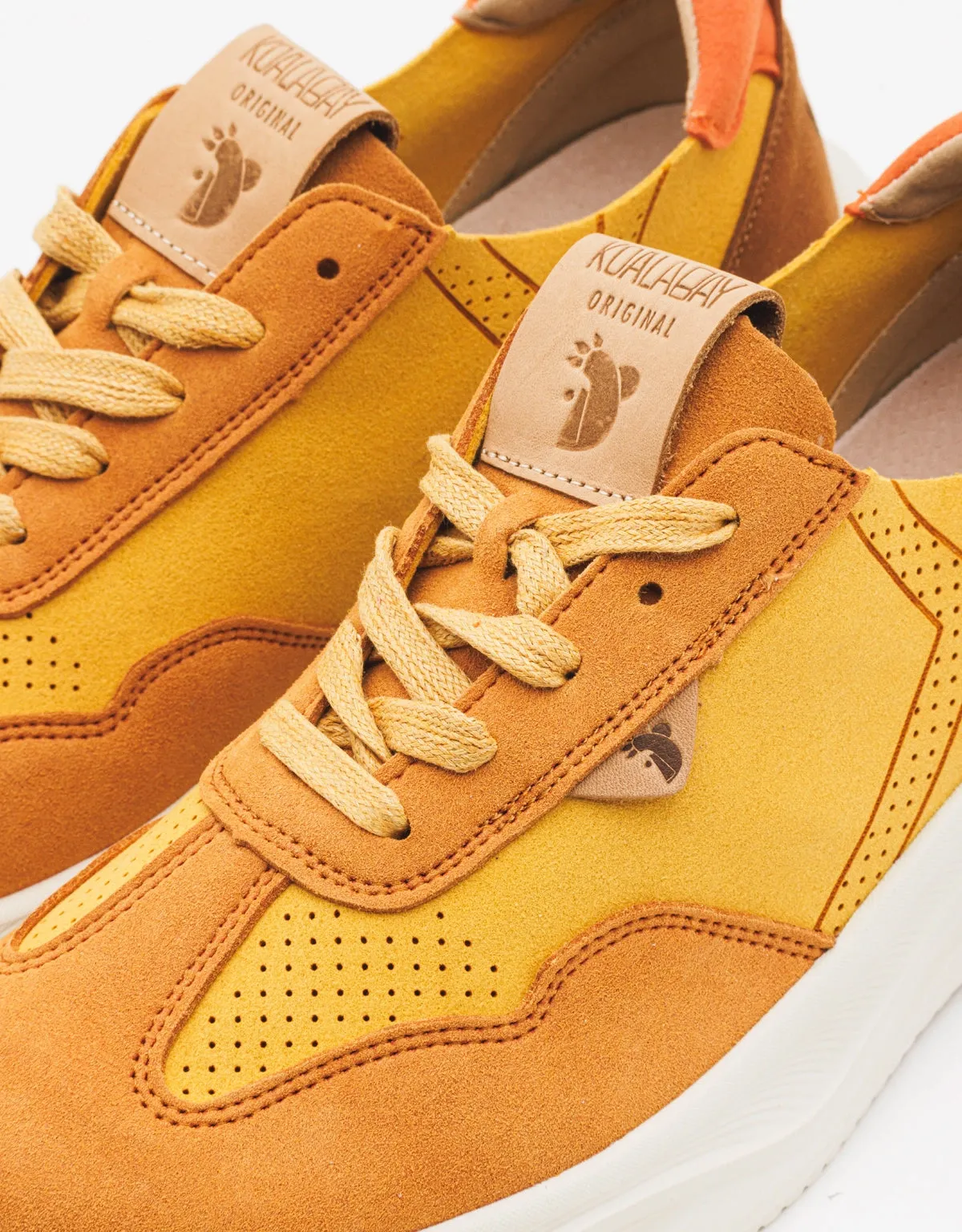 Mustard Memory Foam Sneakers - Sprit