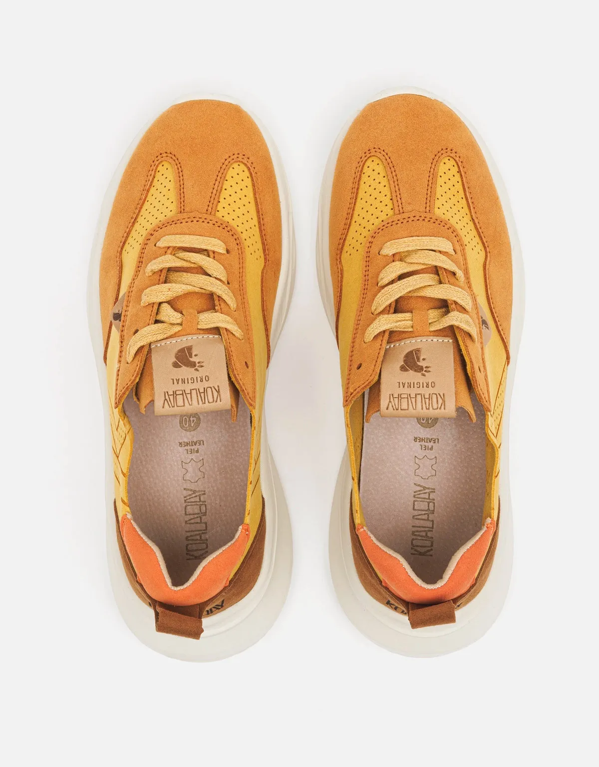 Mustard Memory Foam Sneakers - Sprit