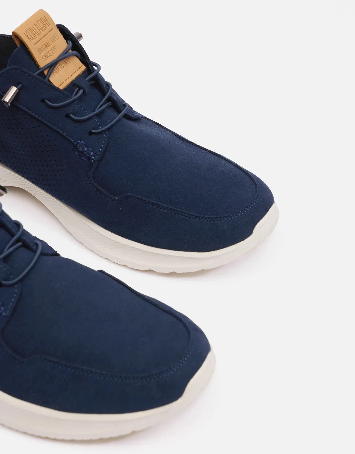 Navy Blue Memory Foam Sneakers - Dodge