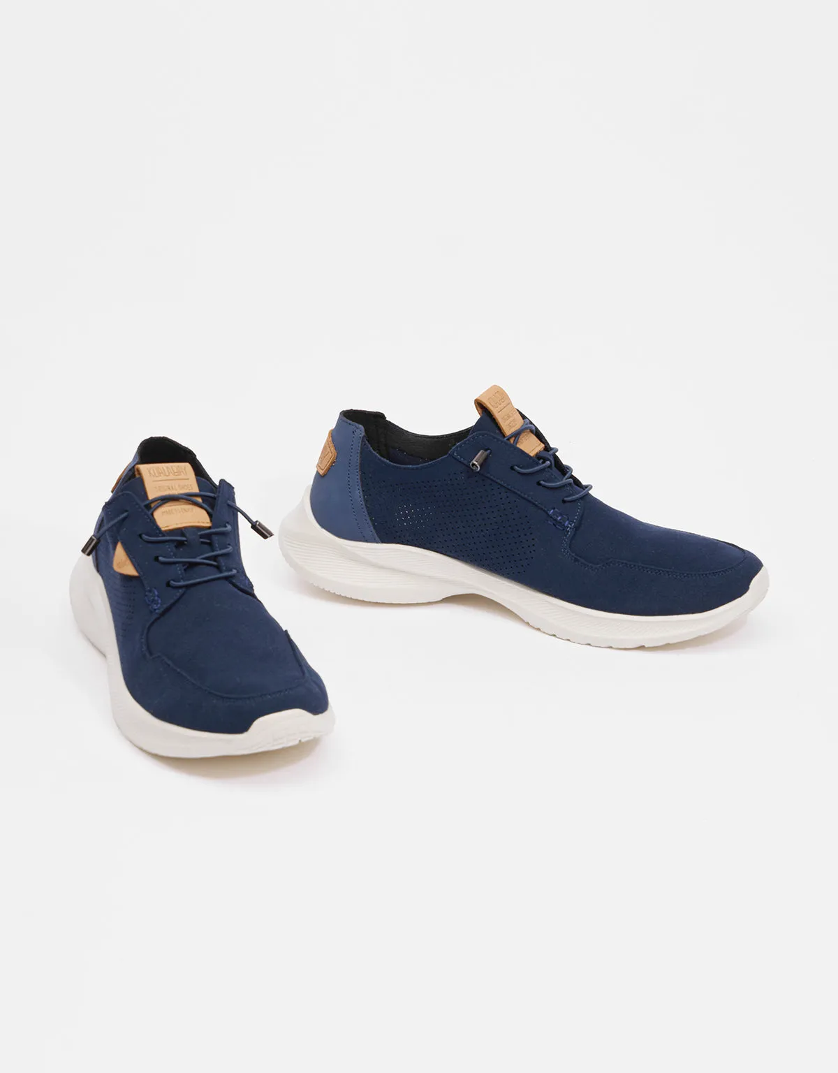 Navy Blue Memory Foam Sneakers - Dodge