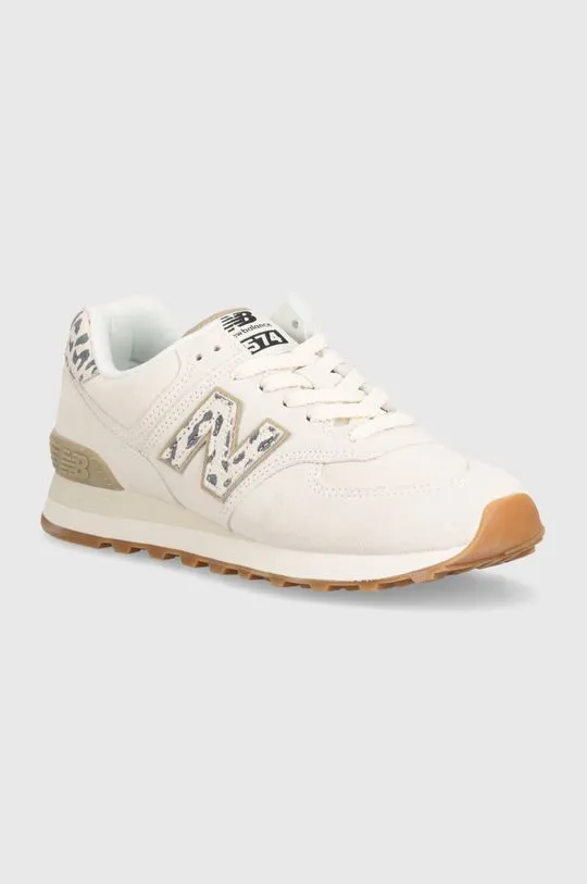 New Balance suede sneakers WL574XD2 beige color WL574XD2