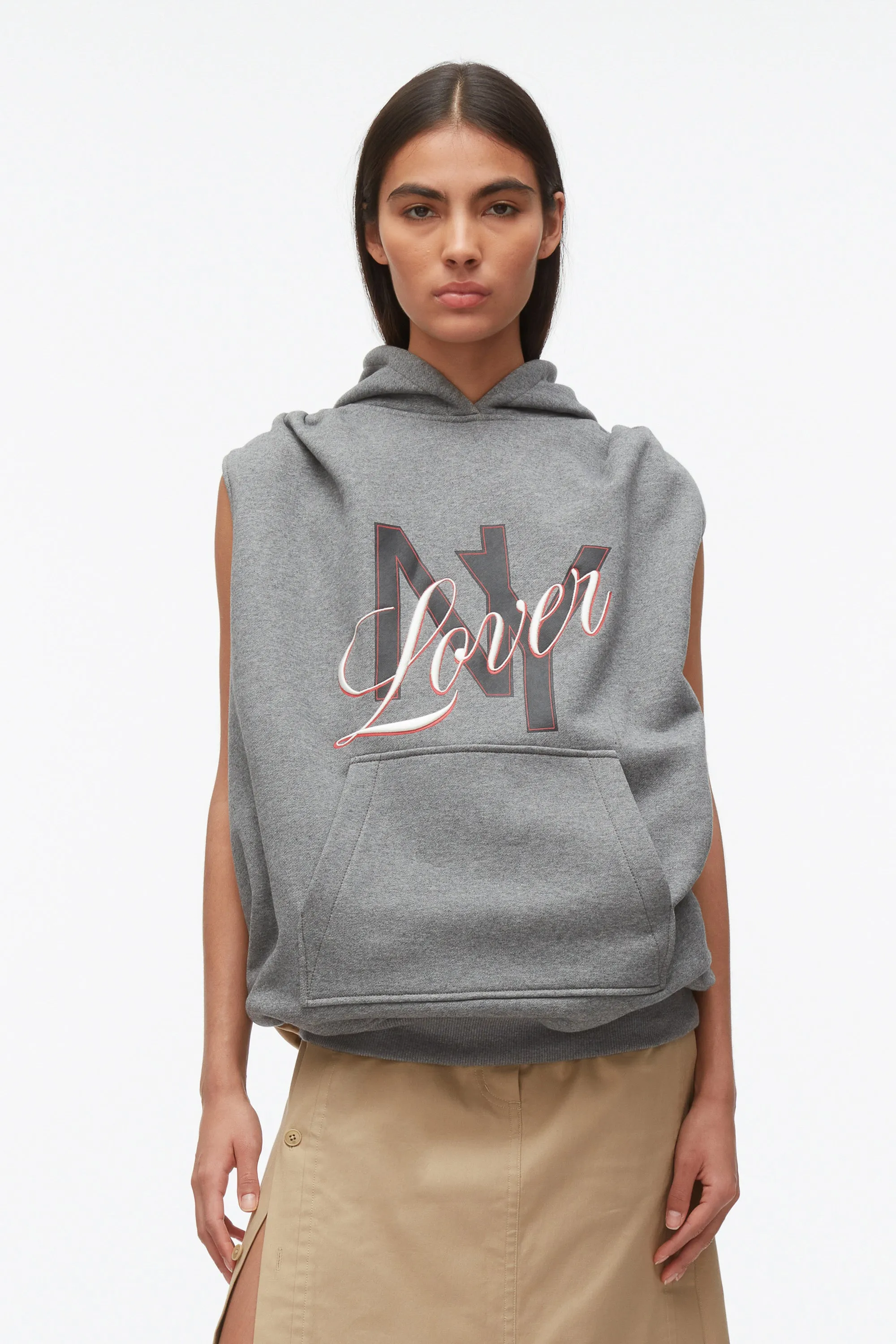 NY Lover Reversible Sleeveless Hoodie