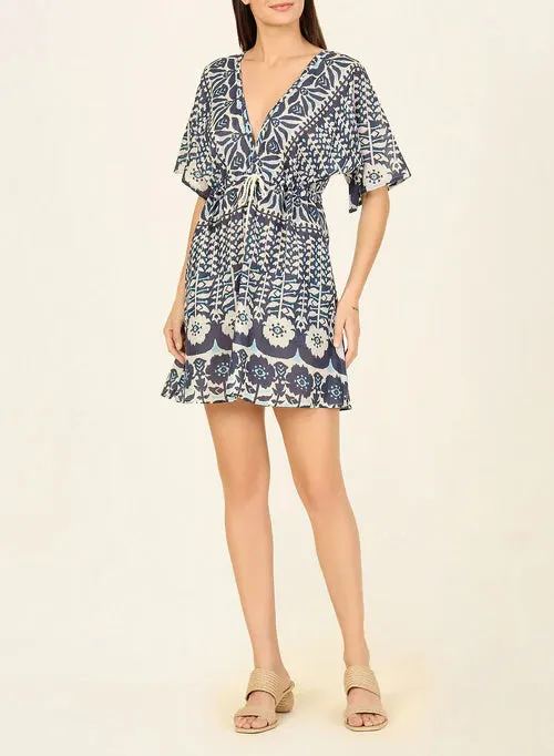 Omika Pia Mini Caftan Resort Dress